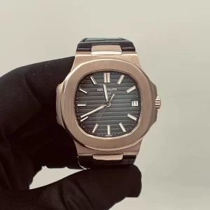 PATEK PHILIPPE NAUTILUS 5711 ROSE GOLD CHẾ TÁC 18K DÂY DA