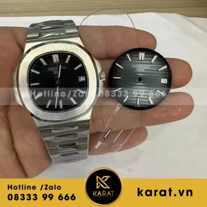 Patek philippe nautilus 5711 tinh chỉnh màu mặt , lịch , dây siêu nét