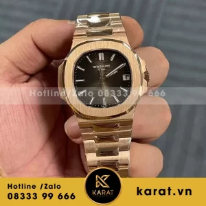 Patek philippe nautilus 5711r vàng hồng 18k chế tác