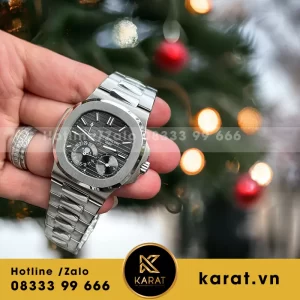 Patek philippe nautilus 5712 mặt xám nhà máy gr
