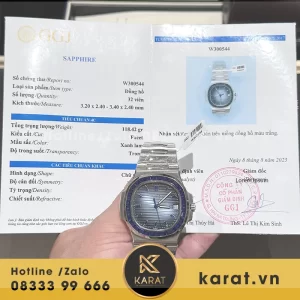 Patek philippe nautilus 5723 saphire mặt tinh chỉnh