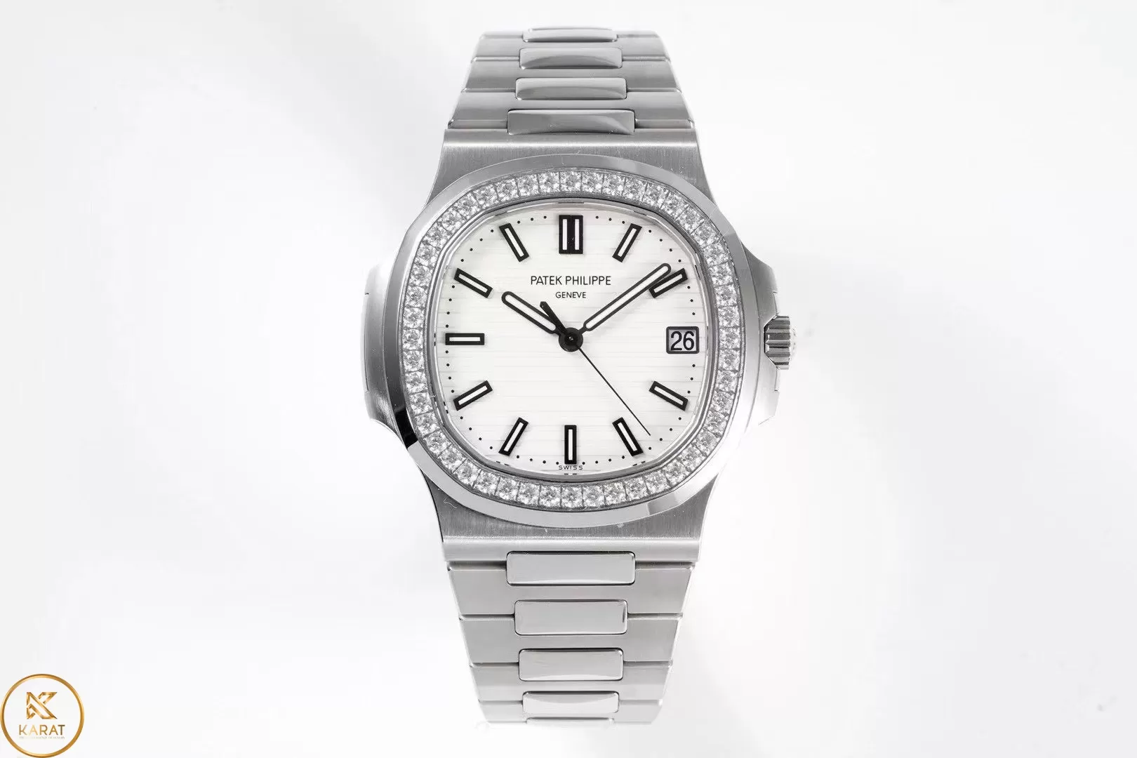Patek Philippe Nautilus 7018/1A WHITE GOLD DIAMONDS
