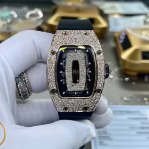 Richard Mille 07-01-rg Vàng Hồng 18k Kim Cương Thiên Nhiên
