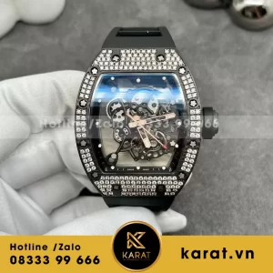 Richard mille RM 055 bubba watson 18k rose gold dimond carbon NTPT