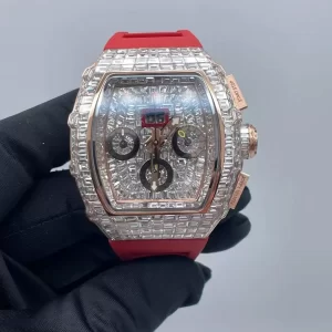 Richard Mille RM 11-03 RG Chế Tác Vàng Hồng 18k Đính Kim Cương Bagutte