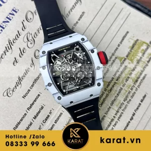 Richard Mille RM35-01 Rafael Nadal White Carbon phiên bản cao cấp của nhà máy BBR