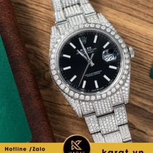 Rolex Datejust 41mm 126334 Full moissanite tuyển chọn