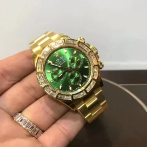 ROLEX DAYTONA 116568BR VÀNG KHỐI 18K CHẾ TÁC KIM CƯƠNG THIÊN NHIÊN