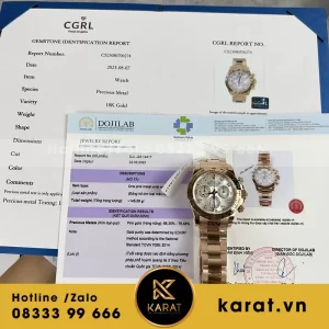 Rolex daytona bọc vàng độ mặt MOP