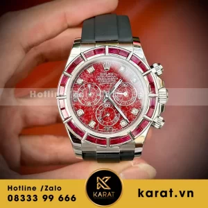 Đồng Hồ Rolex daytona độ mặt benzel ruby