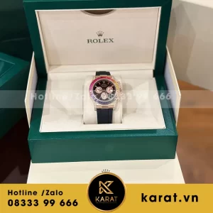 Rolex daytona rainbow everose 116595RBOW chế tác vàng khối