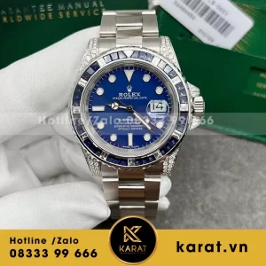 Rolex submariner 116659SABR chế tác vàng trắng blue dial