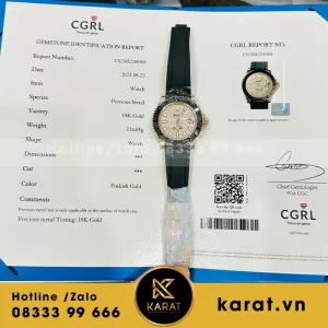 Rolex yacht master m126655 bọc vàng độ moissanite