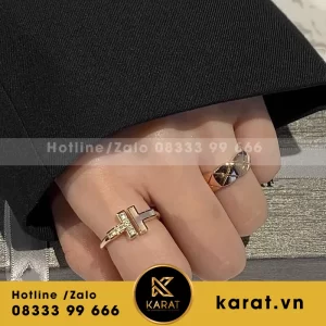 Tiffany & Co. Rings 18k Rose Gold, Diamond