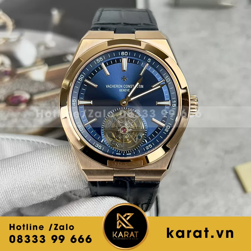 Vacheron Constantin Overseas Tourbillon 6000V Dây Da