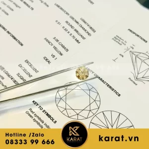 Viên Kim Cương Nhân Tạo 9.31-9.33 X 5.70Mm