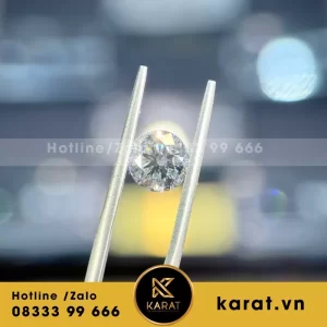 Viên Kim Cương Nuôi Cấy Monte Lab Grown Diamond 7.2Mm-1.5Carat-H&A
