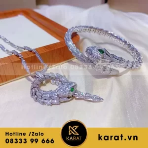 Vòng cổ BVL rắn vàng 18k