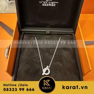 Vòng cổ hermes au750 diamond