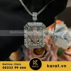 Vòng Cổ Nam Vàng Trắng 18K