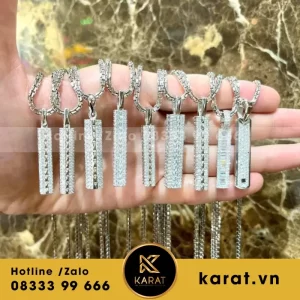 Vỏng Cổ Thiết Kế Vàng 10K Moissanite