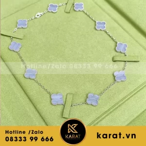 Vòng cổ Van cleef & Arpels vintage Alhambra  10 motifs