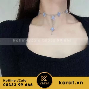Vòng cổ Van cleef vintage alhambra