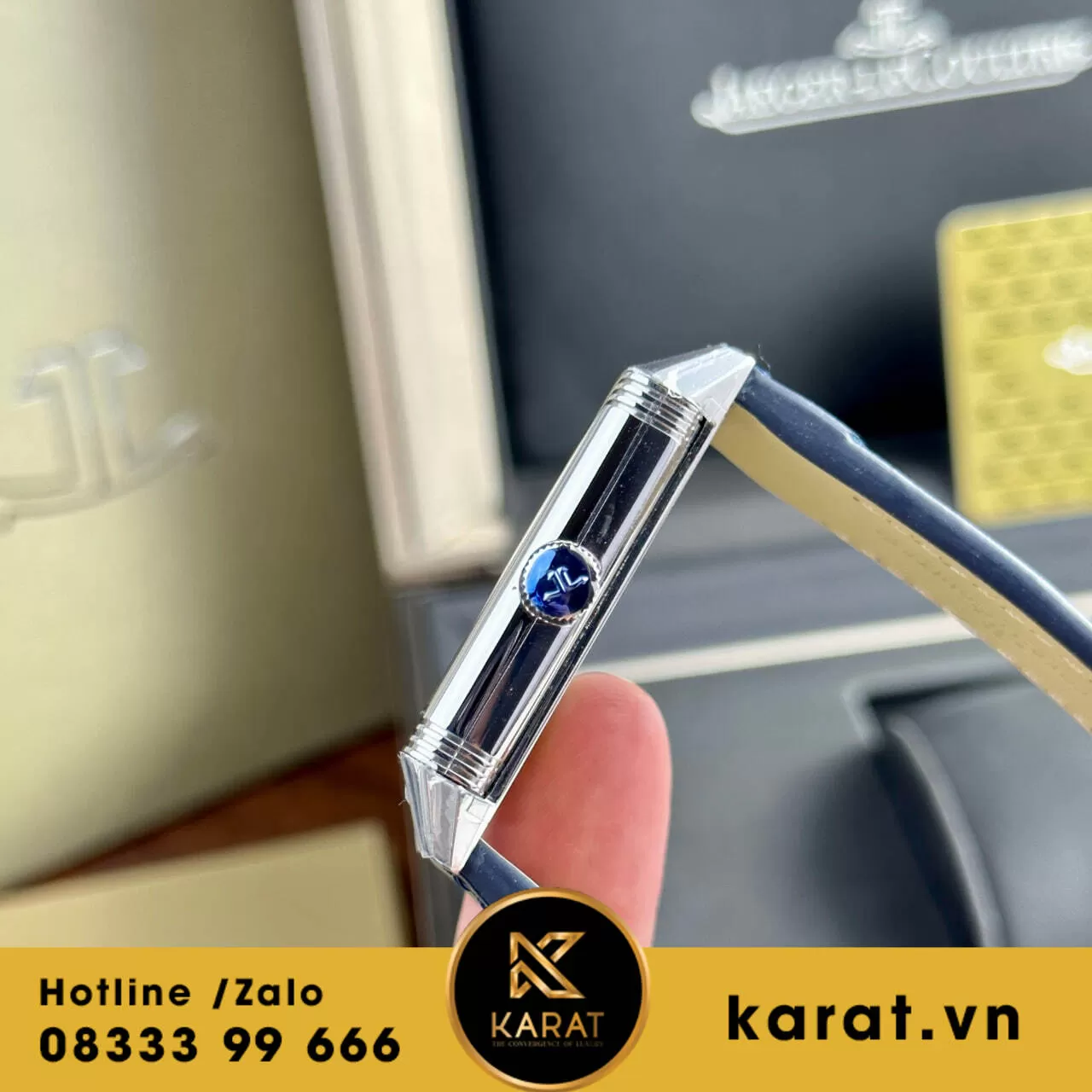 Đồng hồ Jaeger LeCoultre Master Reverso Tribute Monoface Small Seconds fake 1:1 - Ảnh 14