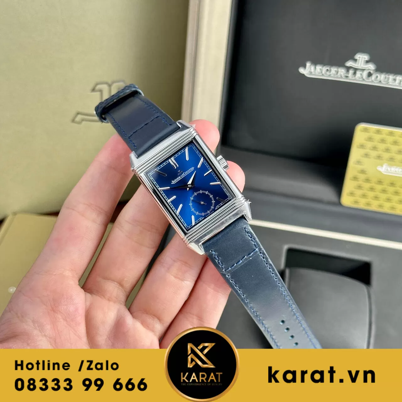 Đồng hồ Jaeger LeCoultre Master Reverso Tribute Monoface Small Seconds fake 1:1 - Ảnh 13