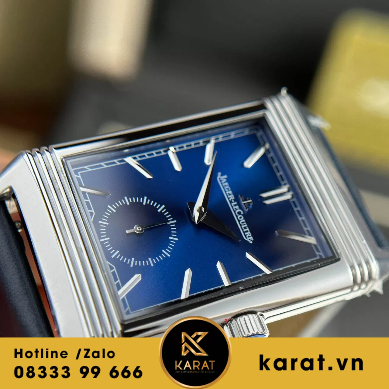 Đồng hồ Jaeger LeCoultre Master Reverso Tribute Monoface Small Seconds fake 1:1 - Ảnh 12