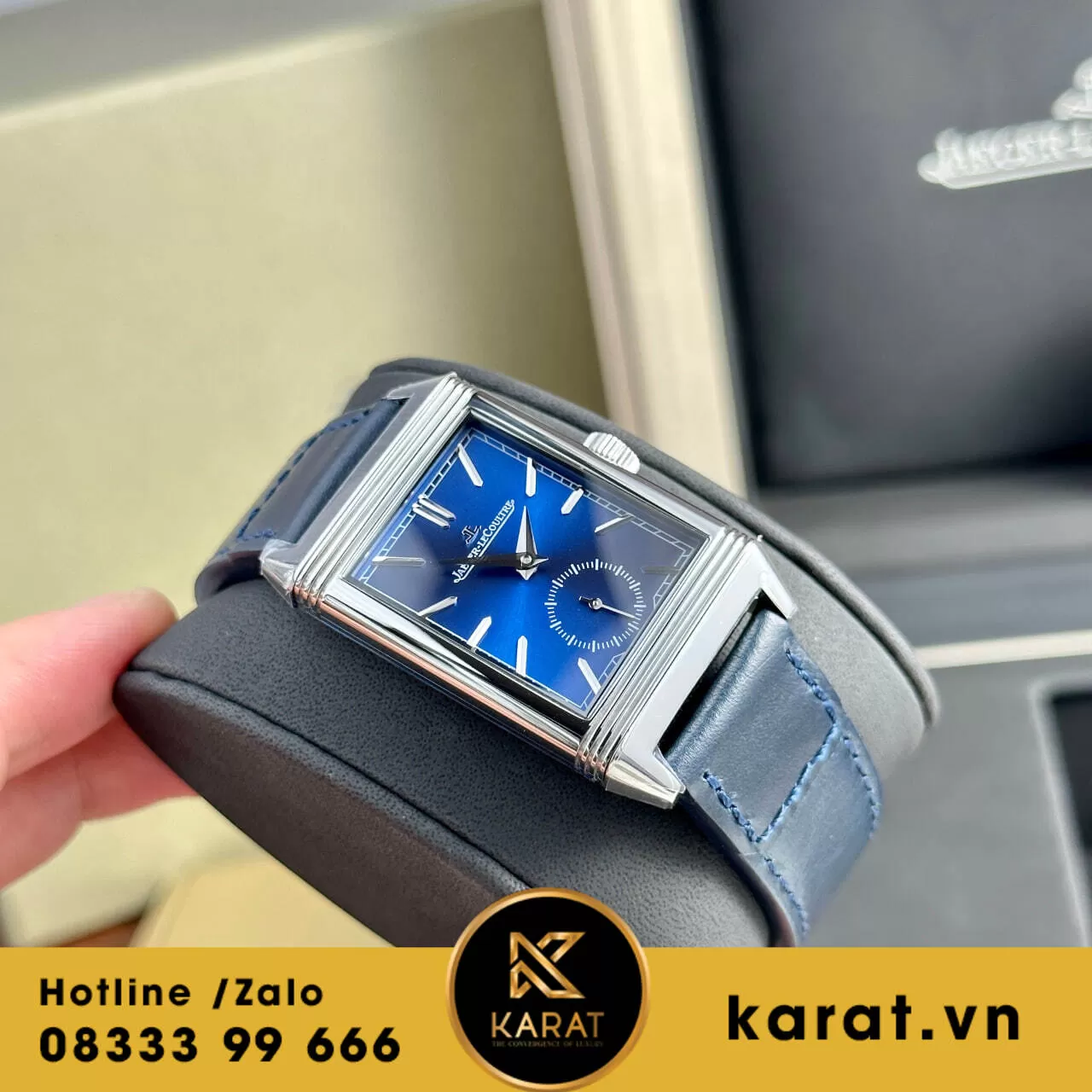 Đồng hồ Jaeger LeCoultre Master Reverso Tribute Monoface Small Seconds fake 1:1 - Ảnh 11