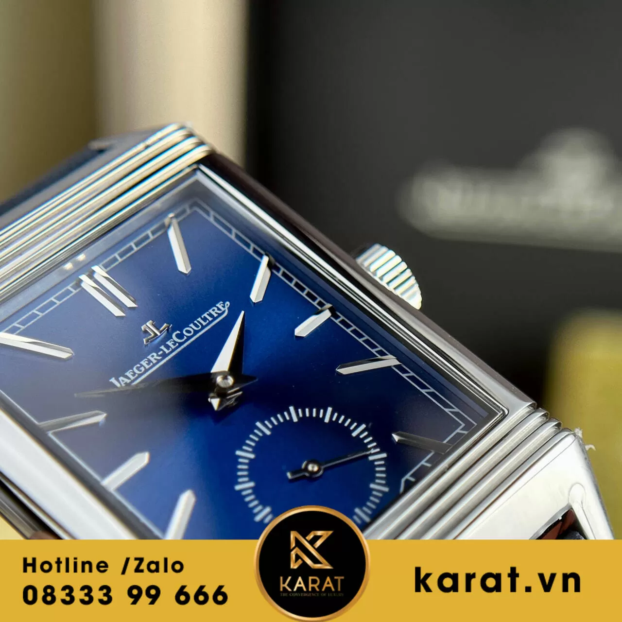 Đồng hồ Jaeger LeCoultre Master Reverso Tribute Monoface Small Seconds fake 1:1 - Ảnh 10