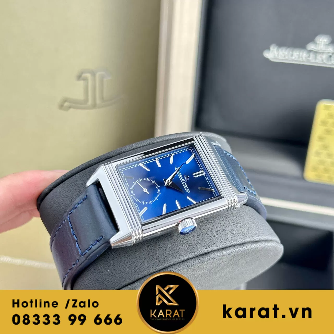 Đồng hồ Jaeger LeCoultre Master Reverso Tribute Monoface Small Seconds fake 1:1 - Ảnh 9