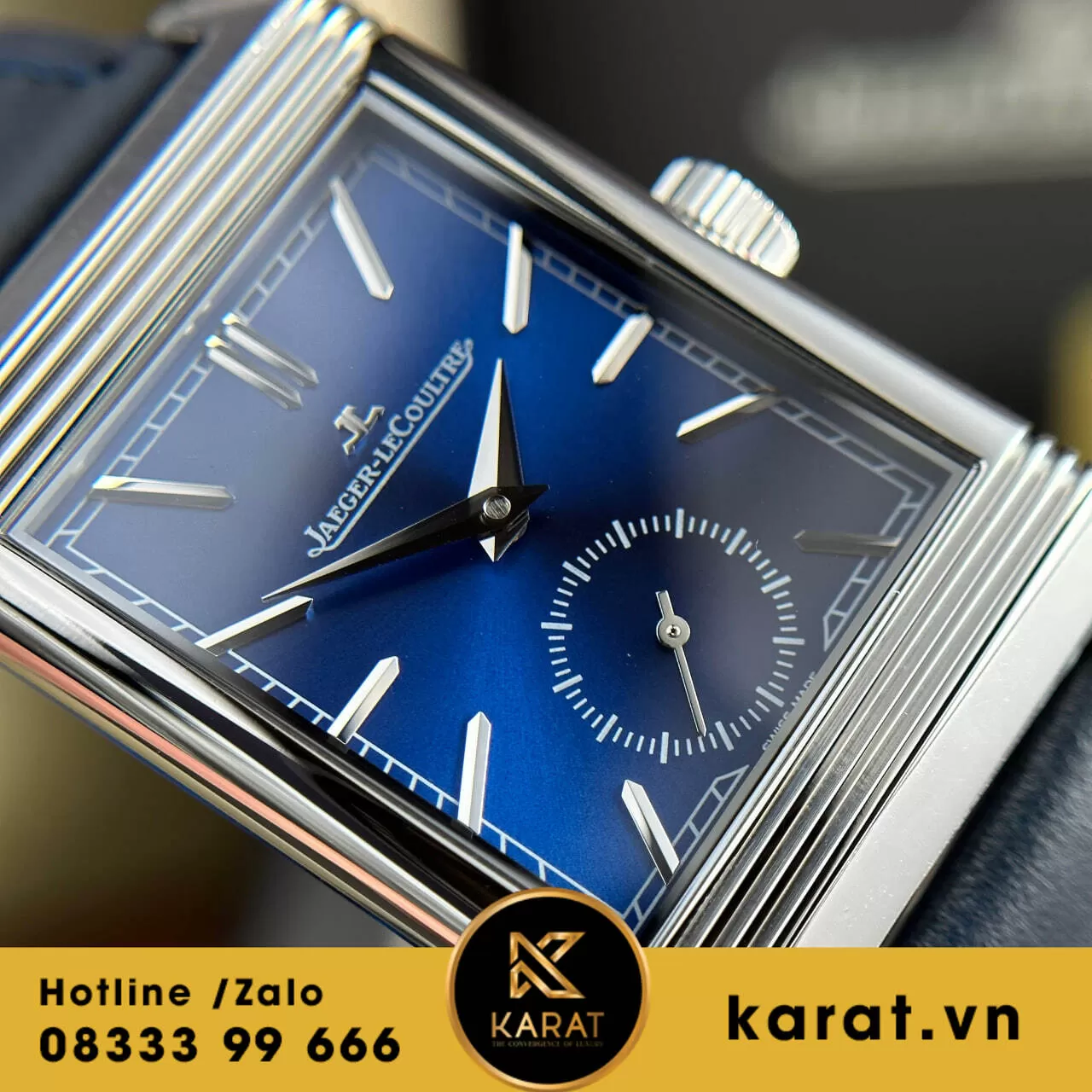 Đồng hồ Jaeger LeCoultre Master Reverso Tribute Monoface Small Seconds fake 1:1 - Ảnh 6