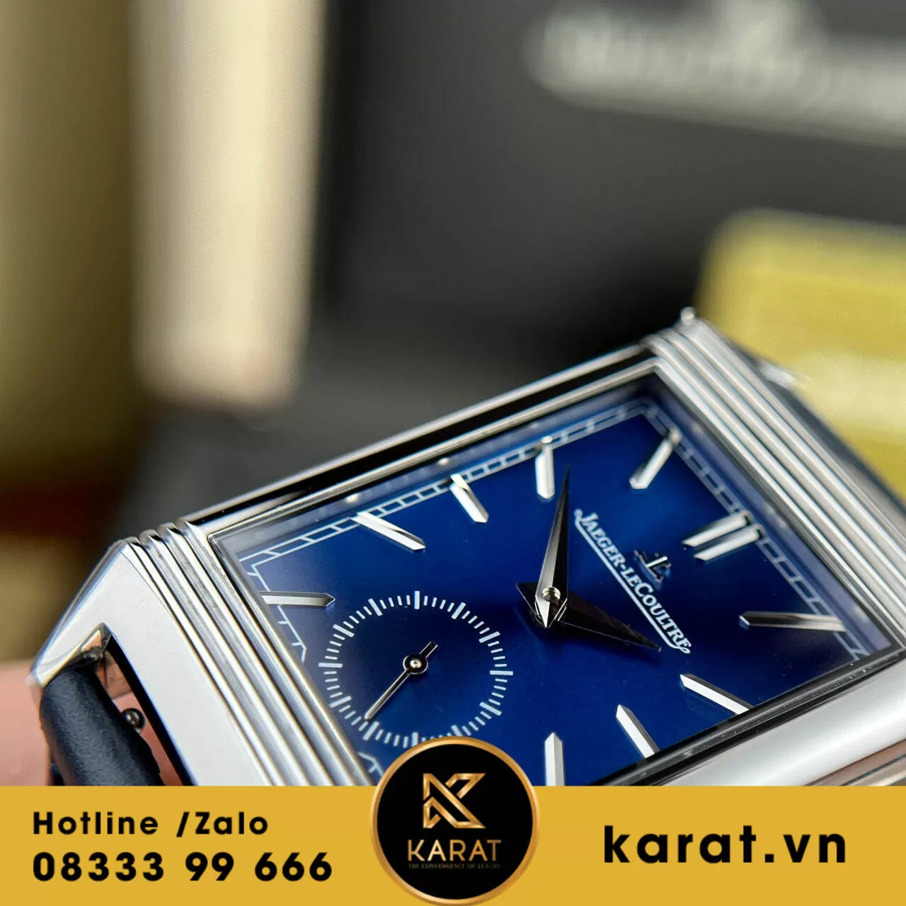 Đồng hồ Jaeger LeCoultre Master Reverso Tribute Monoface Small Seconds fake 1:1 - Ảnh 5