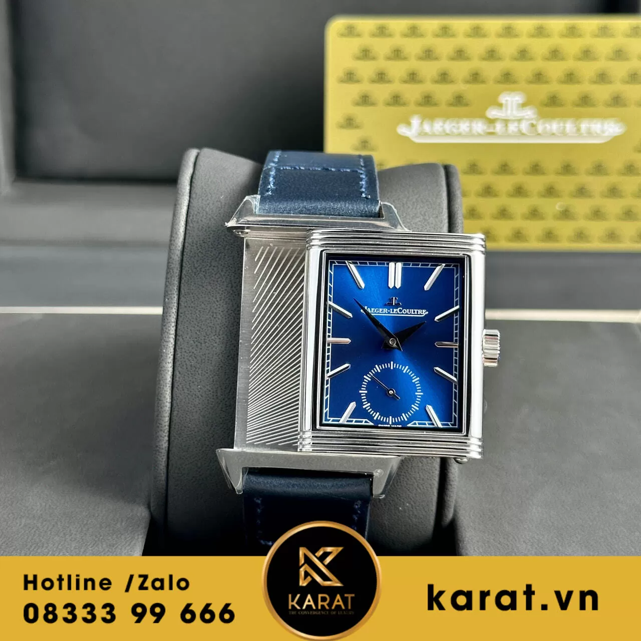 Đồng hồ Jaeger LeCoultre Master Reverso Tribute Monoface Small Seconds fake 1:1 - Ảnh 3