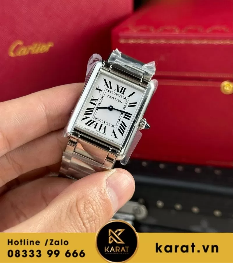 Đồng hồ Cartier Tank Must Large - Ảnh 12
