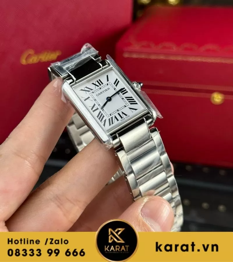Đồng hồ Cartier Tank Must Large - Ảnh 9