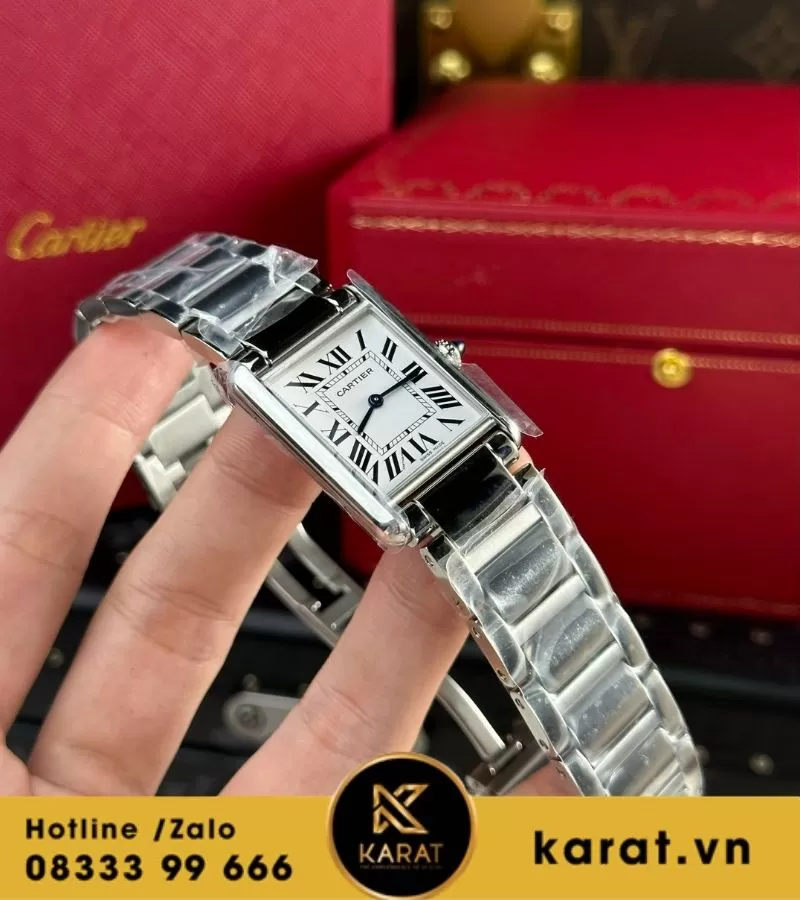 Đồng hồ Cartier Tank Must Large - Ảnh 8