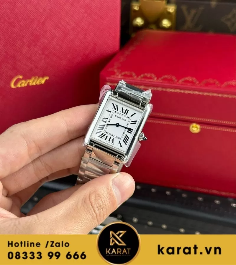 Đồng hồ Cartier Tank Must Large - Ảnh 6