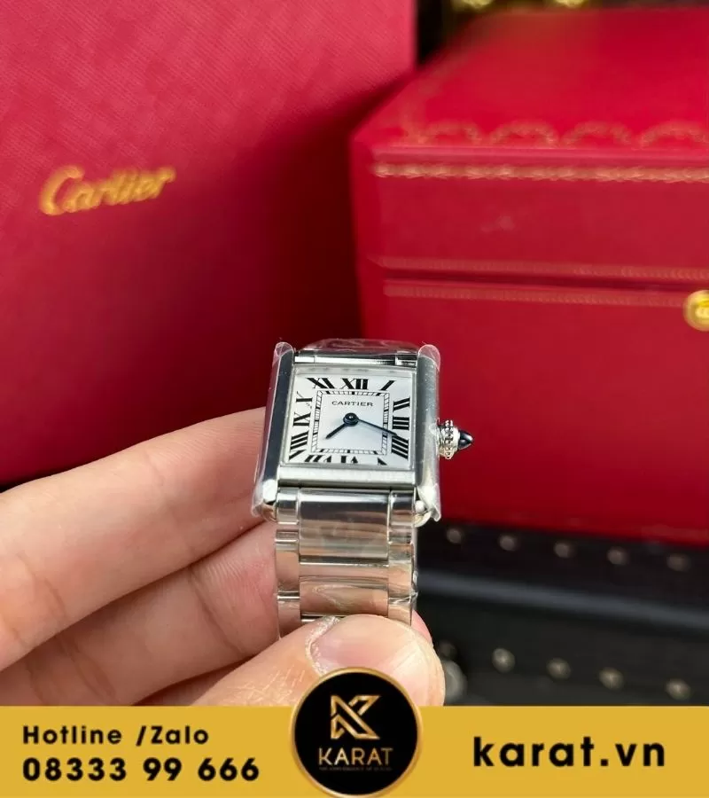 Đồng hồ Cartier Tank Must Small Size - Ảnh 14