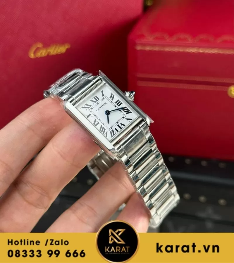 Đồng hồ Cartier Tank Must Small Size - Ảnh 10