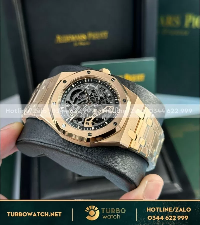 Đồng hồ Audemars Piguet Royal Oak 15407 Skeleton Dial - Ảnh 24