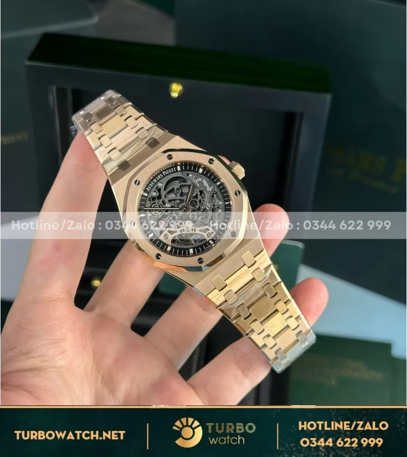 Đồng hồ Audemars Piguet Royal Oak 15407 Skeleton Dial - Ảnh 20