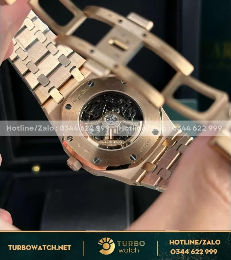 Đồng hồ Audemars Piguet Royal Oak 15407 Skeleton Dial - Ảnh 19