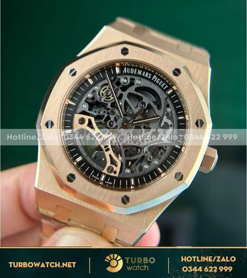 Đồng hồ Audemars Piguet Royal Oak 15407 Skeleton Dial - Ảnh 18