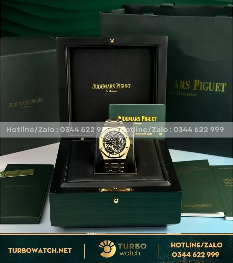 Đồng hồ Audemars Piguet Royal Oak 15407 Skeleton Dial - Ảnh 14