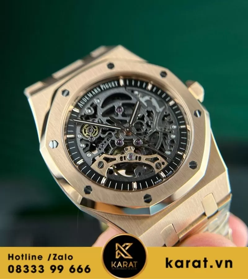 Đồng hồ Audemars Piguet Royal Oak 15407 Skeleton Dial - Ảnh 12