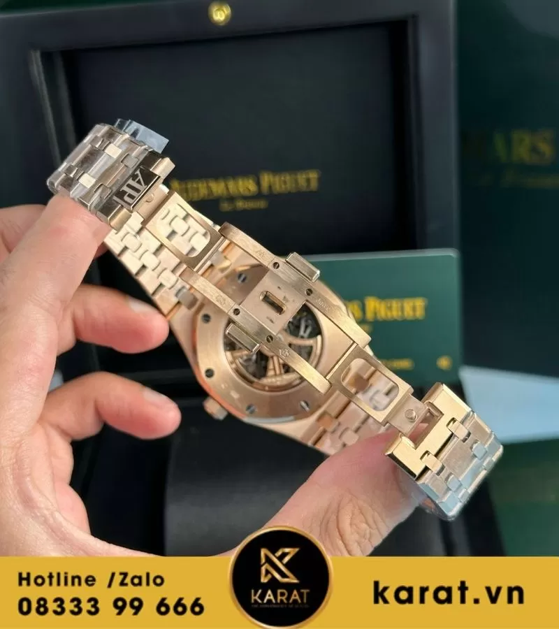 Đồng hồ Audemars Piguet Royal Oak 15407 Skeleton Dial - Ảnh 11