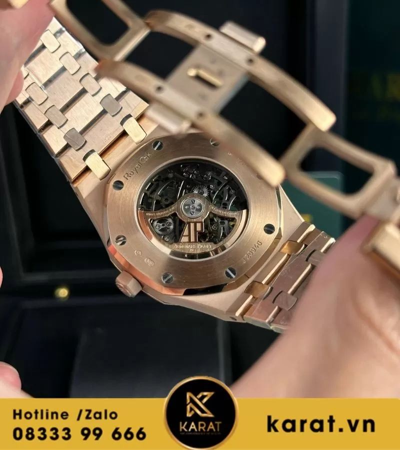 Đồng hồ Audemars Piguet Royal Oak 15407 Skeleton Dial - Ảnh 8